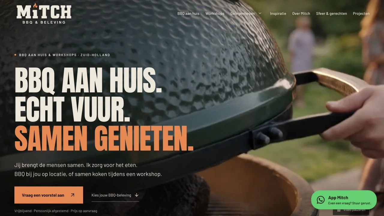 Website Mitch BBQ